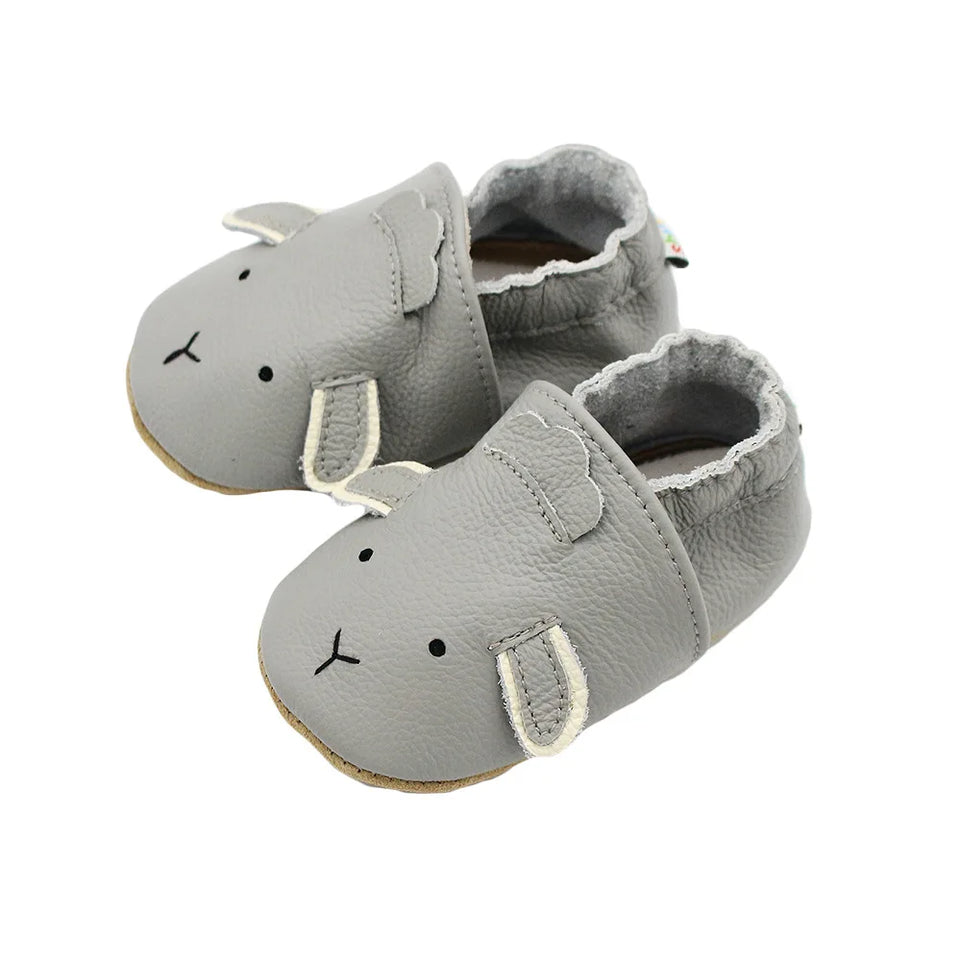 Baby Leather Casual Crib Shoes For First Steps Toddler Girl Boy Newborn Infant Educational Walkers kids Children Animal Sneakers