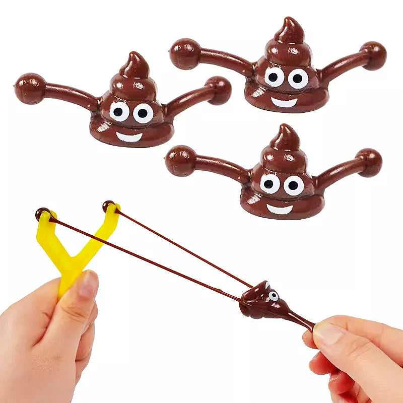Set of 8 Fun Shooting Poo Game Toys Kids Birthday Party Gifts Baby Shower Pinata Stuffers Children's Day Carnival Party Favors