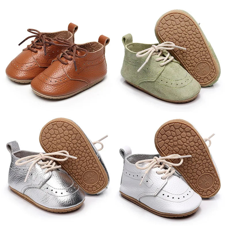 Toddler Boy Shoes Baby Girl Shoes Genuine Leather First Walker Shoes for Kids Suede Flats Toddler Shoes Cow Muscle